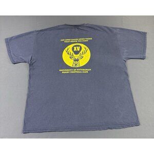 Rare Vintage 90s University Of Pittsburgh Rugby Football Club Sun Fade XL Shirt